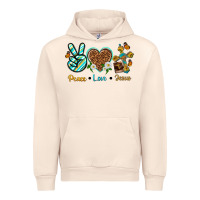 Sandshell peace love jesus Urban Hoodie - texasbilliewilder
