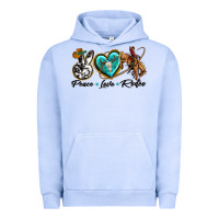 Pigment Grape Ice peace love rodeo Urban Hoodie - texasbilliewilder