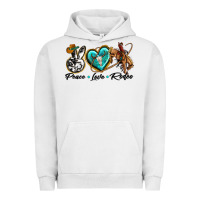 Pigment Lunar Rock peace love rodeo Urban Hoodie - texasbilliewilder