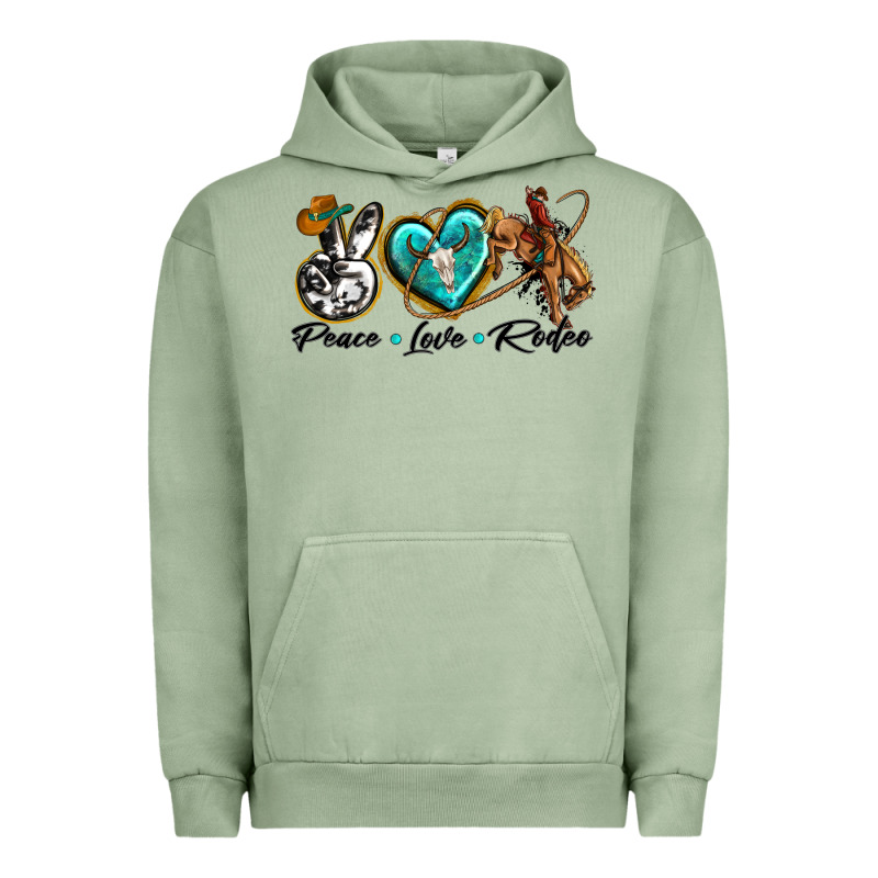 Peace Love Rodeo Urban Hoodie by texasbilliewilder | Teevron