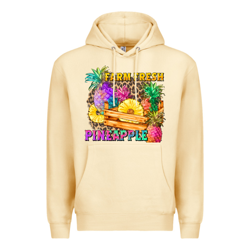Farm Fresh Pineapple Premium Hoodie by Zillion Design Studio | Teevron