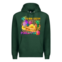 Sports Green farm fresh pineapple Premium Hoodie - Zillion Design Studio