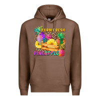 Chestnut farm fresh pineapple Premium Hoodie - Zillion Design Studio