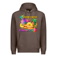 Coffee farm fresh pineapple Premium Hoodie - Zillion Design Studio