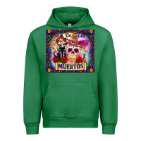Emerald dia de los muertos Urban Hoodie - Zillion Design Studio