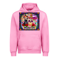Fuchsia Pink dia de los muertos Urban Hoodie - Zillion Design Studio