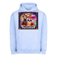 Pigment Grape Ice dia de los muertos Urban Hoodie - Zillion Design Studio