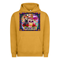 Pigment Peanut Butter dia de los muertos Urban Hoodie - Zillion Design Studio