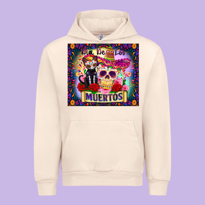 Dia De Los Muertos Urban Hoodie Designed By Zillion Design Studio