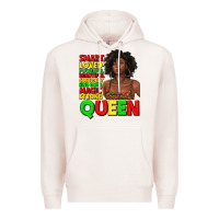 Pale Pink black queen quotes juneteenth Premium Hoodie - texasbilliewilder