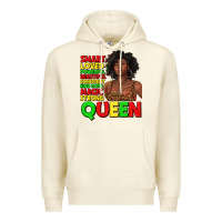 Sandshell black queen quotes juneteenth Premium Hoodie - texasbilliewilder