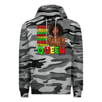 Slate Camo black queen quotes juneteenth Premium Hoodie - texasbilliewilder