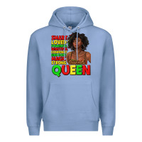 Colony Blue black queen quotes juneteenth Premium Hoodie - texasbilliewilder