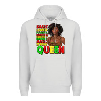 Dove Grey black queen quotes juneteenth Premium Hoodie - texasbilliewilder