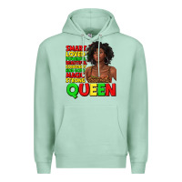 Seafoam black queen quotes juneteenth Premium Hoodie - texasbilliewilder