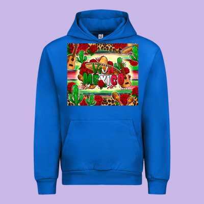 Viva Mexico Urban Hoodie Designed By Zillion Design Studio