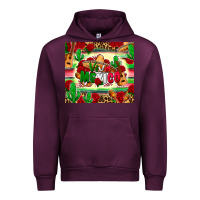 Mauve Wine viva mexico Urban Hoodie - Zillion Design Studio