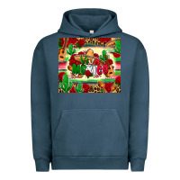 Pigment Midnight Navy viva mexico Urban Hoodie - Zillion Design Studio