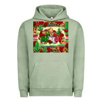Pigment Oil Green viva mexico Urban Hoodie - Zillion Design Studio