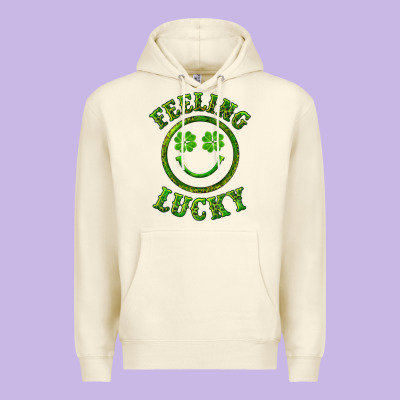 Feeling Lucky With Leopard Premium Hoodie Designed By Ranaportraitstore