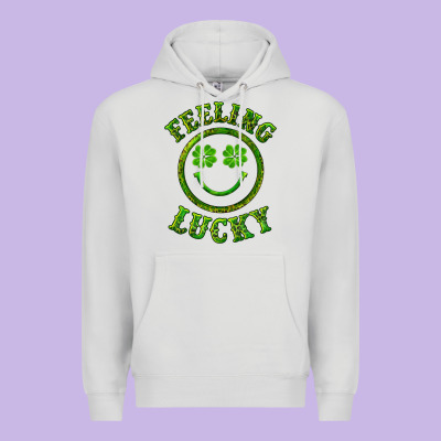 Feeling Lucky With Leopard Premium Hoodie Designed By Ranaportraitstore