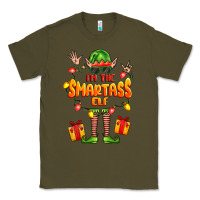 Army Green im the smartass elf Classic Tee - FaDigitalArtStudio