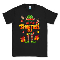Black im the smartass elf Classic Tee - FaDigitalArtStudio