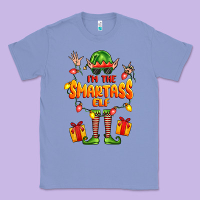 Im The Smartass Elf Classic Tee Designed By Fadigitalartstudio