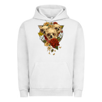 Pigment Lunar Rock Triangle Flower Skeletons Urban Hoodie - RanaPortraitStore