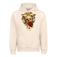 Sandshell Triangle Flower Skeletons Urban Hoodie - RanaPortraitStore