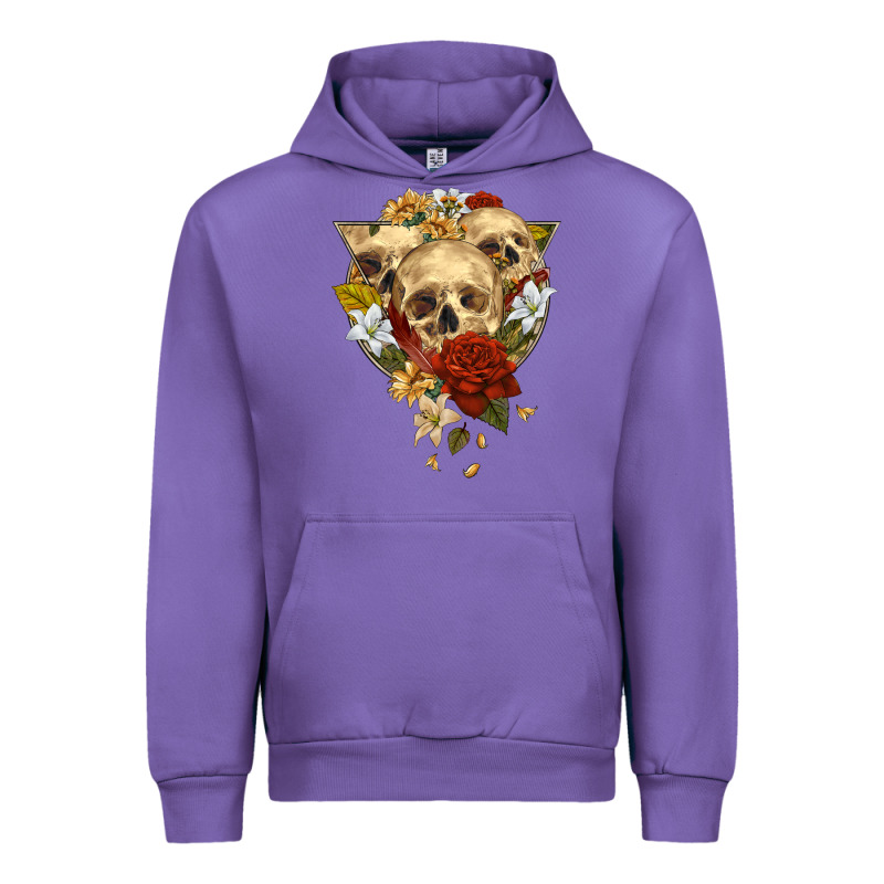 Triangle Flower Skeletons Urban Hoodie by RanaPortraitStore | Teevron