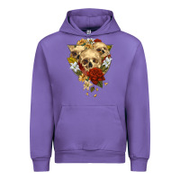 Tulip Triangle Flower Skeletons Urban Hoodie - RanaPortraitStore