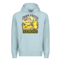 Blue Mist farm fresh lemons Premium Hoodie - Zillion Design Studio