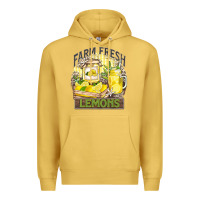 Antique Gold farm fresh lemons Premium Hoodie - Zillion Design Studio