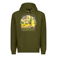 Army Green farm fresh lemons Premium Hoodie - Zillion Design Studio