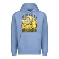 Colony Blue farm fresh lemons Premium Hoodie - Zillion Design Studio