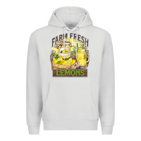 Dove Grey farm fresh lemons Premium Hoodie - Zillion Design Studio