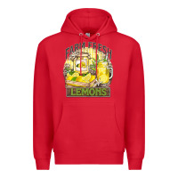 Red farm fresh lemons Premium Hoodie - Zillion Design Studio