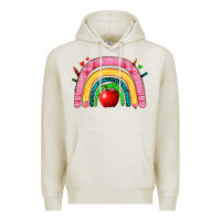 Oatmeal Heather school rainbow Premium Hoodie - Zillion Design Studio