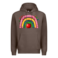 Coffee school rainbow Premium Hoodie - Zillion Design Studio