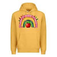 Mustard school rainbow Premium Hoodie - Zillion Design Studio