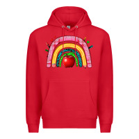 Red school rainbow Premium Hoodie - Zillion Design Studio