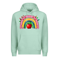 Seafoam school rainbow Premium Hoodie - Zillion Design Studio