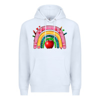 White school rainbow Premium Hoodie - Zillion Design Studio