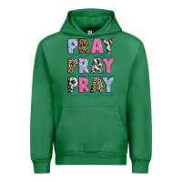 Emerald pray on it pray over it pray throught it Urban Hoodie - texasbilliewilder