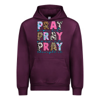 Mauve Wine pray on it pray over it pray throught it Urban Hoodie - texasbilliewilder