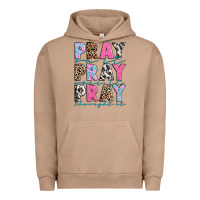 Pigment Burro pray on it pray over it pray throught it Urban Hoodie - texasbilliewilder
