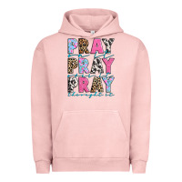 Pigment Salmon pray on it pray over it pray throught it Urban Hoodie - texasbilliewilder