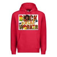 Cardinal black social worker Premium Hoodie - texasbilliewilder
