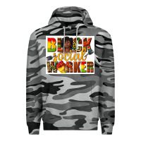 Slate Camo black social worker Premium Hoodie - texasbilliewilder